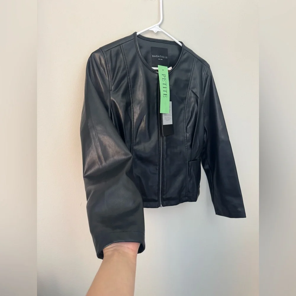 Bagatelle Womens Black Genuine - Jacket Soft (new with tag) - Picture 11 of 13